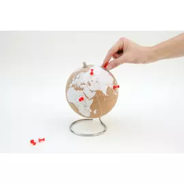 Пробковый глобус Cork Globe для путешественников