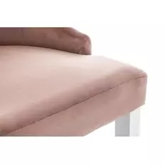 Стул Elegance с ножками из массива гевеи и обивкой из велюра цвета пыльной розы