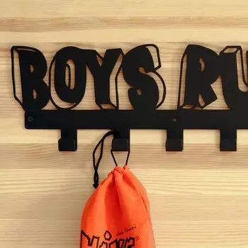 Вешалка "Boys Rule"