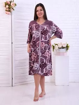 Халат велюровый Алинара (шары)