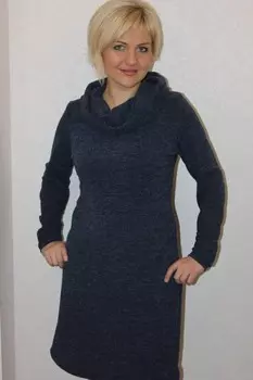 Платье из ангоры Аланнис (синее)