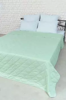 Покрывало из микрофибры 150x215 Элегант (фисташковое)