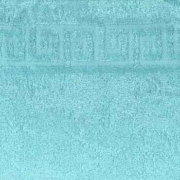 Полотенце махровое 40x70 Ашхабад (светло-бирюзовое) зк