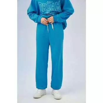 INSPIRE Брюки-джоггеры из трикотажа (синий) (M, Синий)