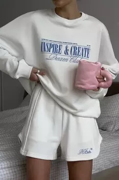 INSPIRE Шорты трикотажные Inspire Club (молочный) (L, Молочный)