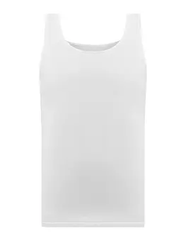 Базовая майка из эластичного мерсеризованного хлопка