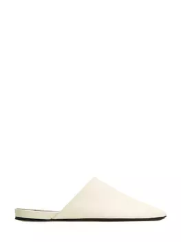 Базовые мюли ручной работы из гладкой кожи наппа