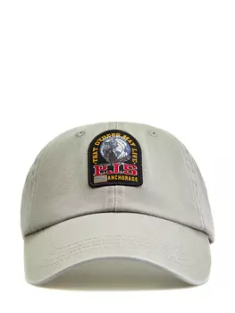 Бейсболка из хлопка с легким выбеленным эффектом и нашивкой