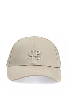 Бейсболка из хлопкового габардина с фактурной вышивкой