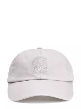 Бейсболка из легкого хлопкового габардина с вышивкой в тон