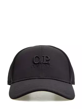 Бейсболка из матовой ткани C.P. Shell-R с объемной вышивкой в тон