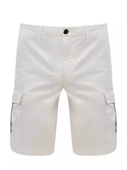 Бермуды из эластичного хлопка с карманами-карго