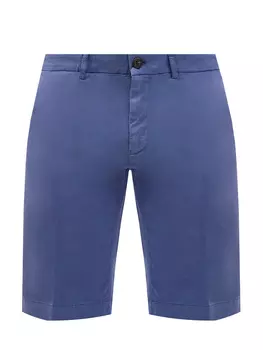 Бермуды из хлопка Stretch с карманами в классическом стиле