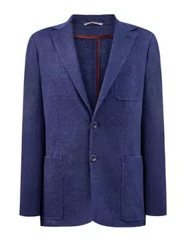 Блейзер в стиле sprezzatura из плотной хлопковой ткани