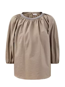 Блуза с мерцающим декором Мониль и архитектурными рукавами