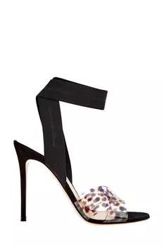 Босоножки Allegra с эластичными лентами и анималистичным принтом