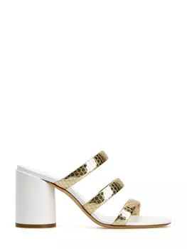 Босоножки Atomium с лазерной металлизированной гравировкой