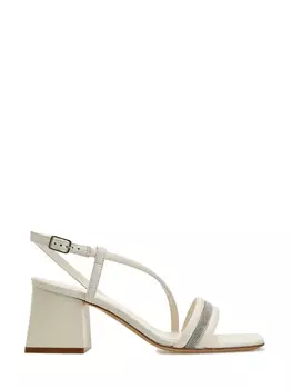 Босоножки Aurea из кожи наппа с ювелирными цепочками Punto Luce