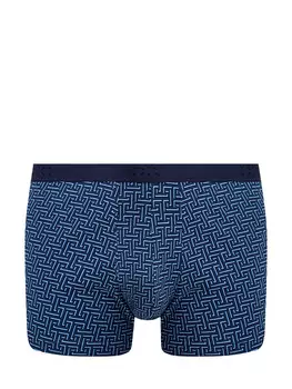 Боксеры из эластичного хлопка Pima с геометрическим принтом