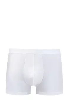 Боксеры из эластичного хлопка в белом цвете