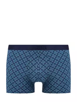 Боксеры из дышащего хлопка Pima с геометрическим принтом