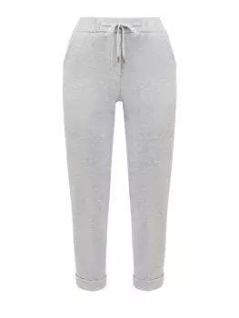 Брюки из флиса с мерцающей нитью ламе и цепочками