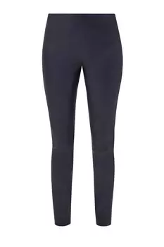 Брюки из кожи ягненка на высокой талии