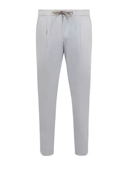 Брюки из ультралегкого матового нейлона stretch с кулиской