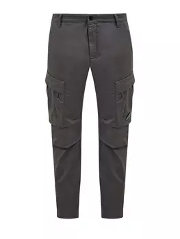 Брюки-карго из эластичного хлопка с эргономичными складками