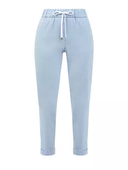 Брюки с лампасами и тонкими цепочками Precious