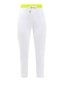 Брюки в спортивном стиле с неоновой отделкой