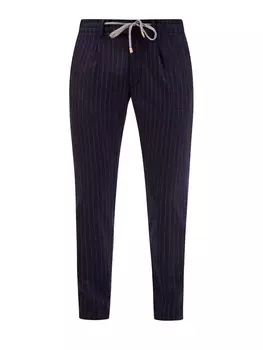 Брюки в стиле sprezzatura из шерсти и кашемира