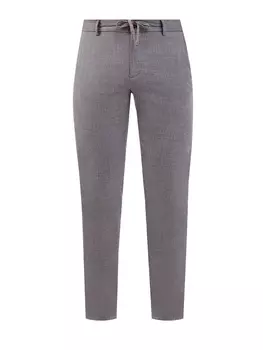 Брюки в стиле sprezzatura из тонкой мелованной шерсти