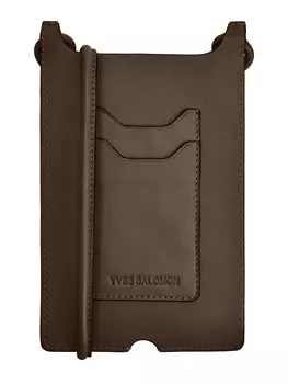 Чехол для смартфона из кожи ягненка с тиснением