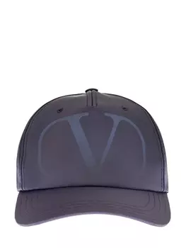 Черная бейсболка VLogo из легкого нейлона и мембраны