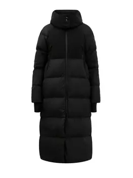 Длинный пуховик Heliotrope из водоотталкивающего нейлона rainwear