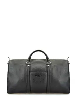 Дорожная сумка из крупнозернистой кожи со съемным ремнем