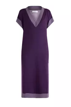 Двухстороннее платье из трикотажа в составе кашемира и шелка