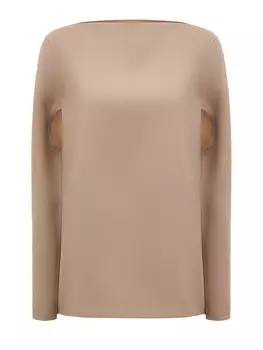 Джемпер 2 в 1 из мягкой шерсти с разрезами на рукавах