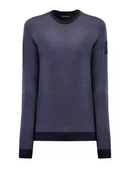 Джемпер из хлопковой пряжи с отделкой английской вязки