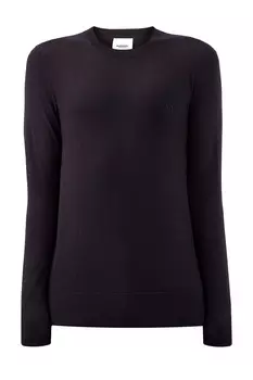 Джемпер из кашемировой пряжи с логотипом в тон