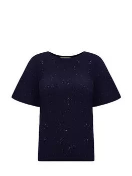 Джемпер из мохера и шерсти альпака с мерцающими пайетками