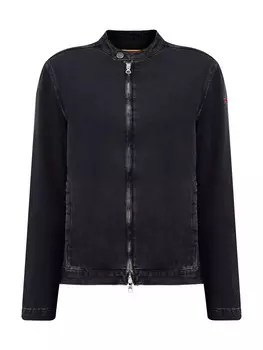 Джинсовая куртка D-Glory в мотоциклетном стиле с логотипом