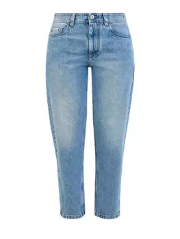 Джинсы Baggy из денима Authentic с ювелирной шлевкой Мониль