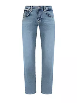 Джинсы Calie прямого кроя из денима Luxe Vintage с нашивкой