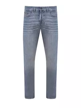 Джинсы из хлопкового денима stretch с эффектом потертости