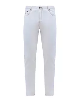 Джинсы из коллекции Island Paradise с контрастной прострочкой и нашивкой