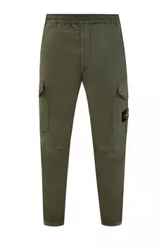 Джоггеры из эластичного хлопка с объемными карманами в стиле карго