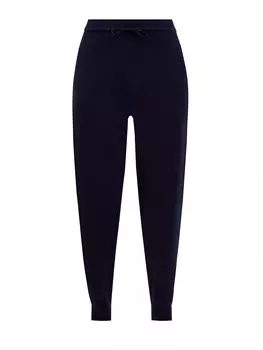 Джоггеры из шерсти, шелка и кашемира с мерцающей нитью ламе