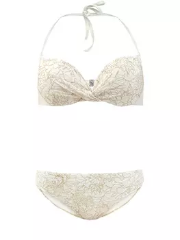 Формованный лиф-бикини с мерцающей нитью ламе
